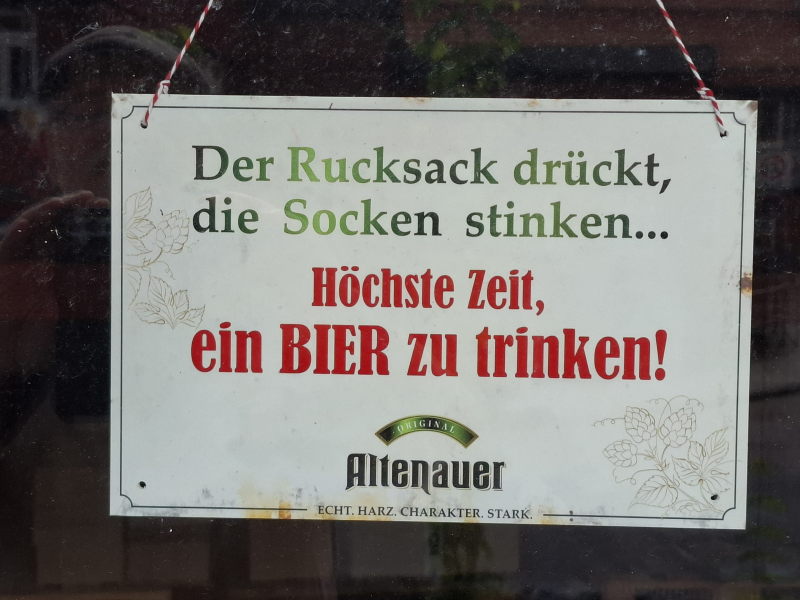 Wandern und Bier auf dem E6